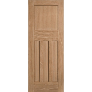 MKM Building Supplies DX 30s Oak Unfinished 4 Panel Internal Door