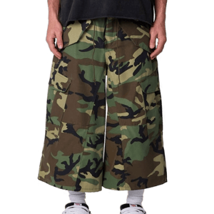 mnml Extra Long Nylon Cargo Shorts