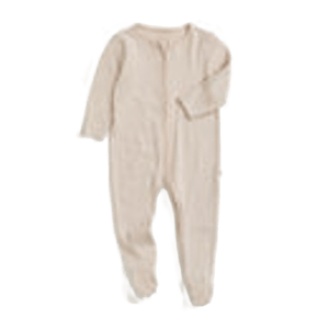 MORI Ribbed Clever Zip Sleepsuit