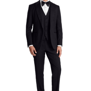 Moss Bros Hire Tailored Fit Black Tuxedo