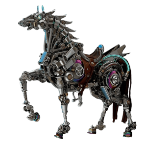 Moyustore Mechanical Bionic Horse 3D Metal Model Kits