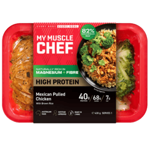 My Muscle Chef Mexican Pulled Chicken with Brown Rice