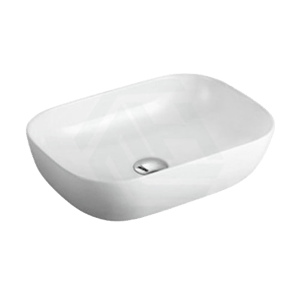 MyHomeware 460x330x135mm Rectangle Gloss White Above Counter Ceramic Basin Ultra Slim