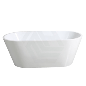MyHomeware 1200/1300/1400/1500/1600/1700mm Oval Bathtub Freestanding Acrylic Gloss White No Overflow