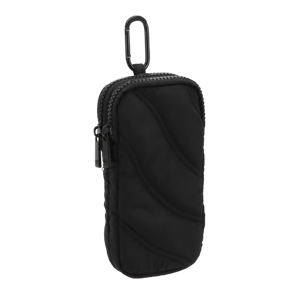 MYTAGALONGS PUFFER DOUBLE EYE GLASS CASE WITH CARABINER