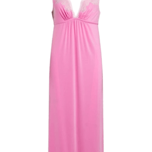 Natori Enchant Lace Applique V-Neck Slip Dress