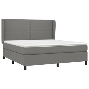 NNE Living Box Spring Bed Dark Grey
