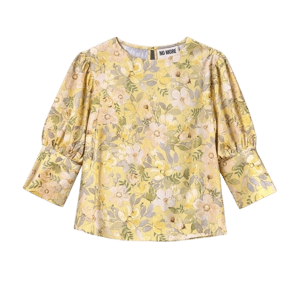 No More Nobody Yellow Big Floral