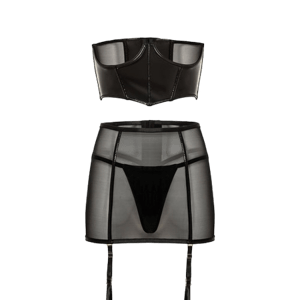Oh La La Cheri Fetish Wear Me Now Skirt Set