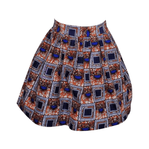 OJ Styles Spectrum Blue Mini Skirt