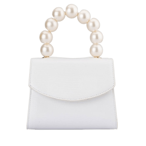 Olga Berg PETA Pearl Handle Bag