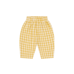Organic Zoo Honeycomb Gingham Fisherman Pants