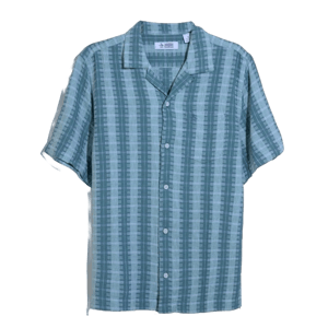 Original Penguin Vertical Pattern Short Sleeve Shirt