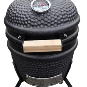 Osdorp Own Grill 13 inch kamado barbecue V1 zwart met heatdeflector