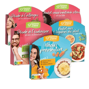 Comme J'aime Pack 5 plats RICHES EN PROT&Eacute;INES