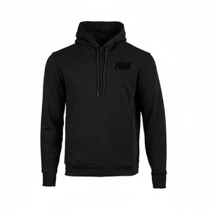PARIA.CC Utility Core Black Hoodie