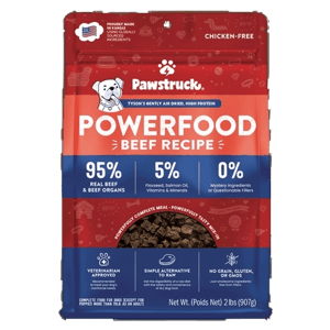 Pawstruck Air Dried Dog Food Beef Recipe