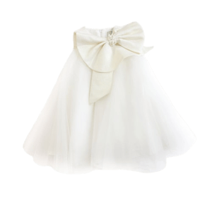 Petite Maison Kids Jackie White Tulle Dress