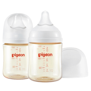 Pigeon Wide Neck Baby Bottle for Newborns 2 Packs, 5.4 Oz