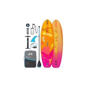 Bluefin SUP Pink Coral Compact Lite 10' Inflatable SUP Paddleboard