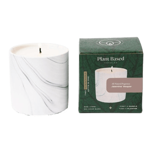 Plant Based Candles Natural Jasmine Vesper Candle 6oz