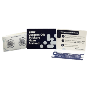 Private Label QR Smart QR Code Label Stickers