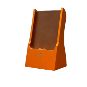 QIVADO CHARGE.1 Orange & Brown