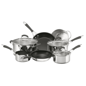 RACO Reliance Stainless Steel/Nonstick Induction 7 Piece Cookware Set