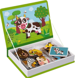 RajGiocattoli.it Janod Magnetibook Animali Libro magnetico per bambini