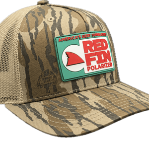 RedFin Polarized Rubber Patch Hat