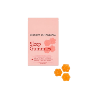 Reform Botanicals Sleep Full Spectrum CBD + CBG Gummies Grapefruit Lychee