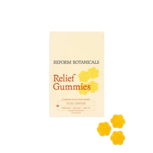 Reform Botanicals Relief Full Spectrum CBD + CBG Gummies Yuzu Ginger