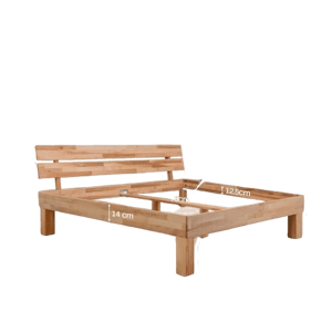 Reha-Schlafwelt Massivholzbett Leah