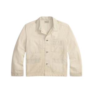 Reversible RRL Corduroy-Trim Selvedge Canvas Jacket