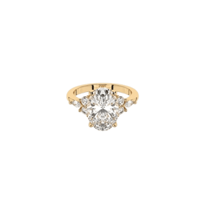 RG 14k Oval Accent Ring