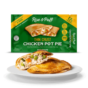 Rise & Puff Chicken Pot Pie Quesadilla