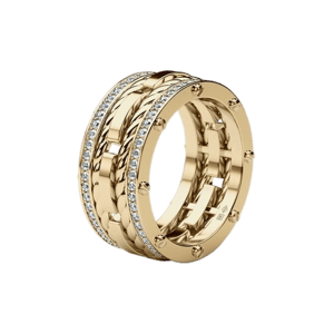 Rockford Ropes Gold Ring with 1.05ct Diamonds