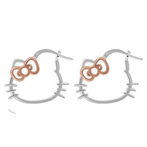 SallyRose Sanrio Hello Kitty Hoop Earrings