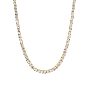 Sami Jewels 3mm Diamond Tennis Necklace