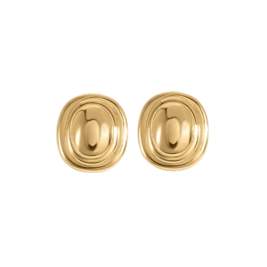 Sami Jewels Oval Statement Stud Earrings
