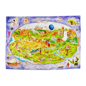 Sarah's Silks Dinotopia Seek & Find Playsilk