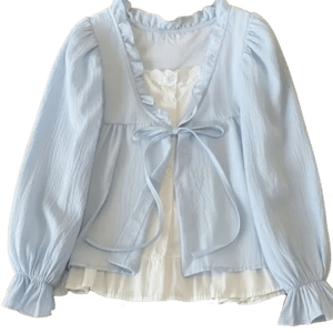 Savana Contrast Puff Sleeve Top
