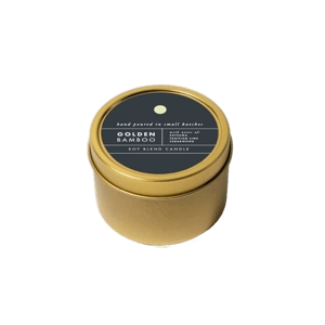 SCENTAIR Golden Bamboo Tin Candle