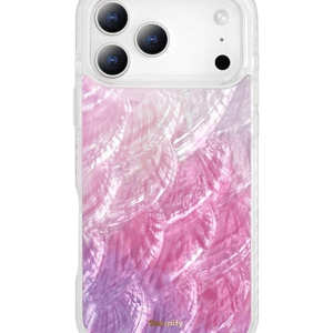 Scorpify iPhone 17 Pink Mother of Pearl MagSafe Case