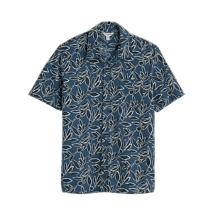 Seasalt Cornwall Men's Palores Short Sleeve Organic Cotton Shirt 
