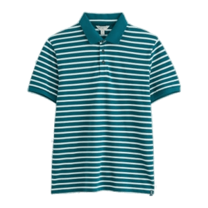 Seasalt Cornwall Men's Balefire Striped Polo in Organic Cotton
