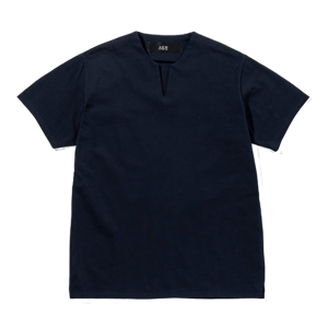 SHIFFON ONLINE STORE AKM Contemporary Stand Keyneck Short-Sleeve T-Shirt