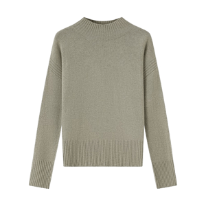 Shokay Yak Wool Mockneck Classic Sweater