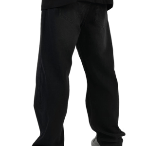 SIKSILK Loose Fit Jeans Washed Black