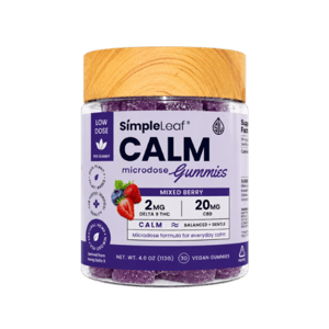 Simple Leaf CALM Microdose Gummies